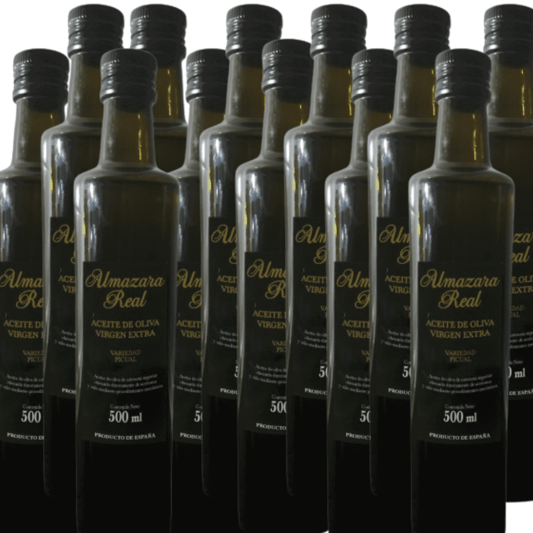 Almazara Real: Picual- AOVE Botella de Vidrio 500 ml
