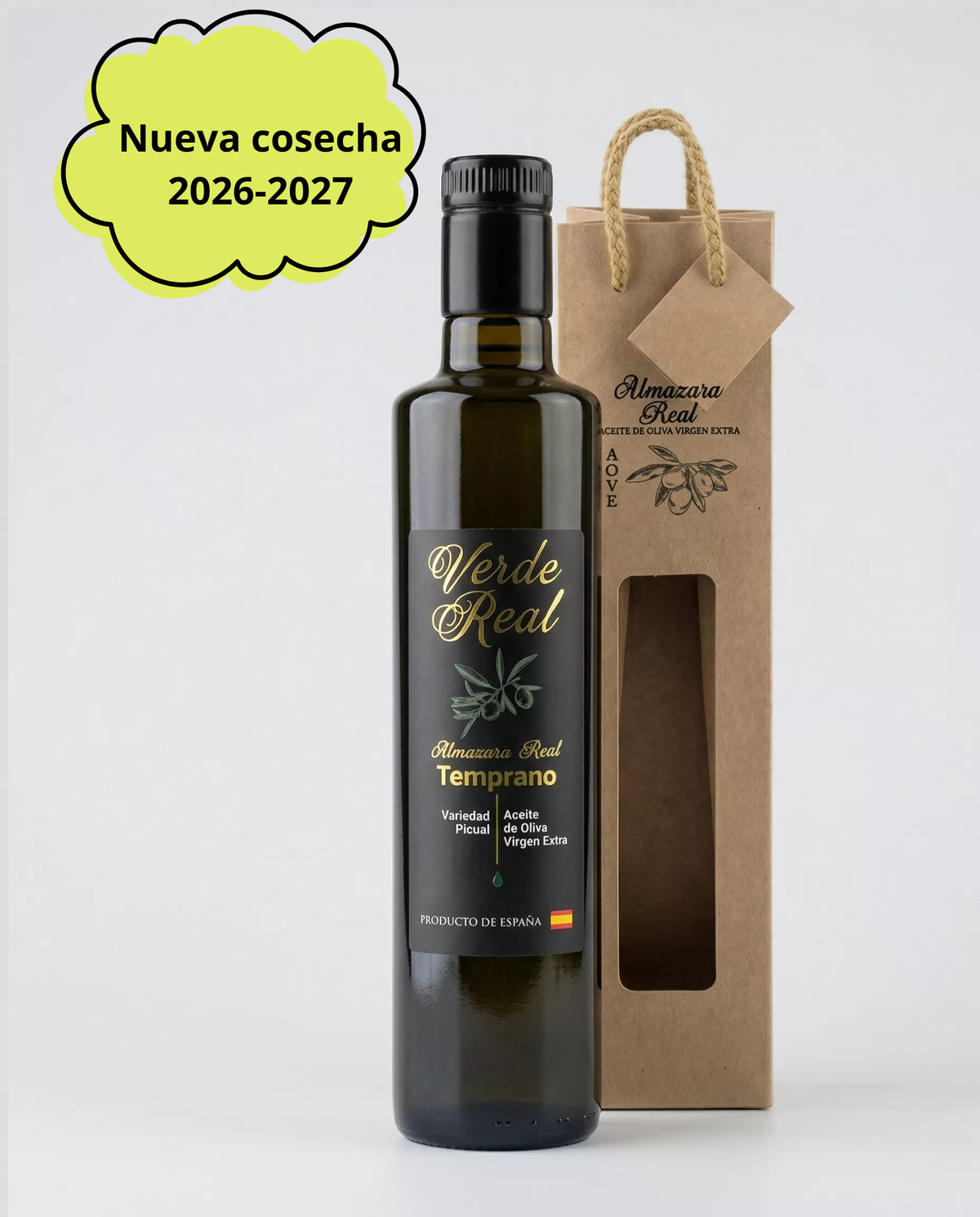 Aceite de Oliva Virgen Extra Picual Cosecha Temprana Verde Real 500 ml