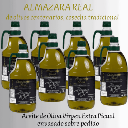 Almazara Real: Picual- AOVE 2L Cosecha 2024/25 de olivar centenario