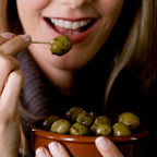 Aceitunas Cornezuelo de Jaén Aliñadas Naturales Calidad Aceite de Oliva