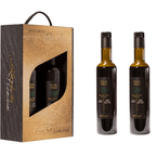 Estuche Regalo para 2 Botellas 500ml Aceite de Oliva AOVE