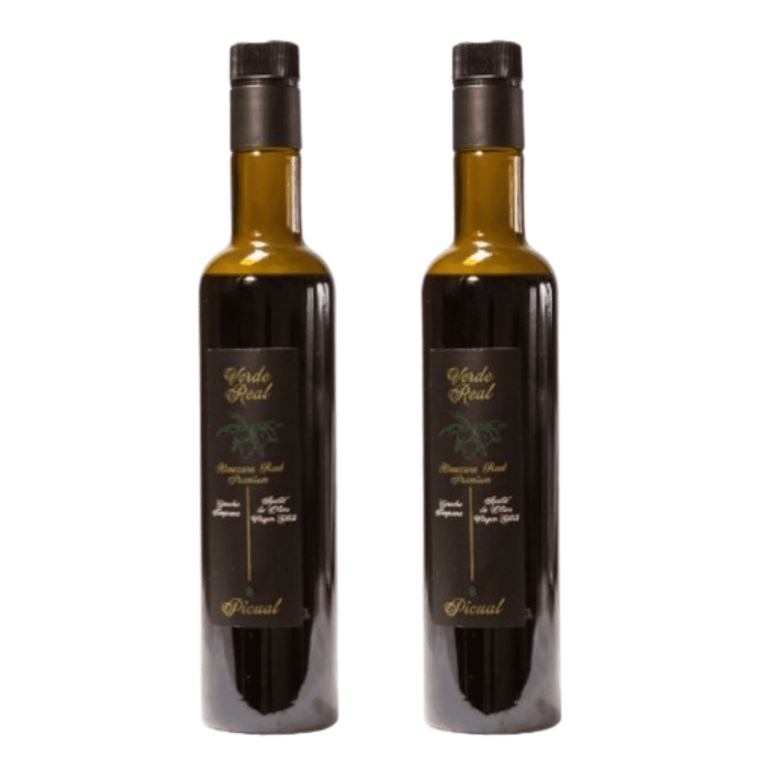 Estuche Regalo Aceite de Oliva Verde Real 2x500ml Picual Cosecha Temprana