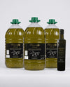 Lote 3 Garrafas Aceite de Oliva 5L Almazara Real Regalo Botella 0.5L