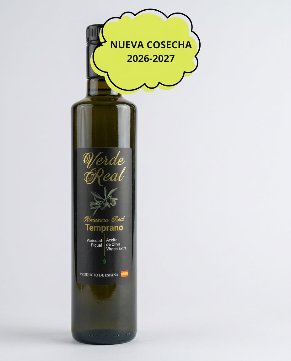Aceite de Oliva Virgen Extra Picual Cosecha Temprana Verde Real 500ml