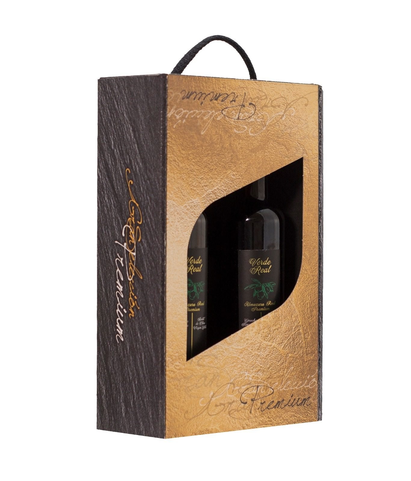 Estuche Regalo Aceite de Oliva Verde Real 2x500ml Picual Cosecha Temprana
