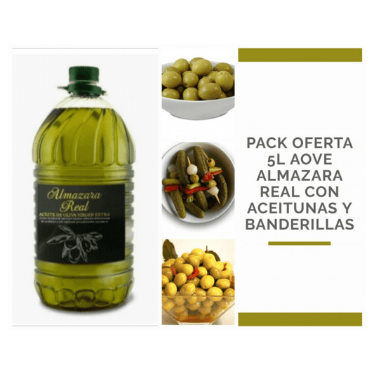 Lote AOVE -ALMAZARA REAL y Aceitunas Especiales