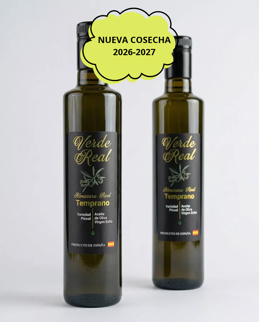 Aceite de Oliva Virgen Extra Picual Cosecha Temprana Verde Real 2x500ml
