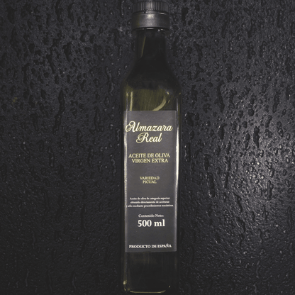 Almazara Real: Picual- AOVE Botella de Vidrio 500 ml