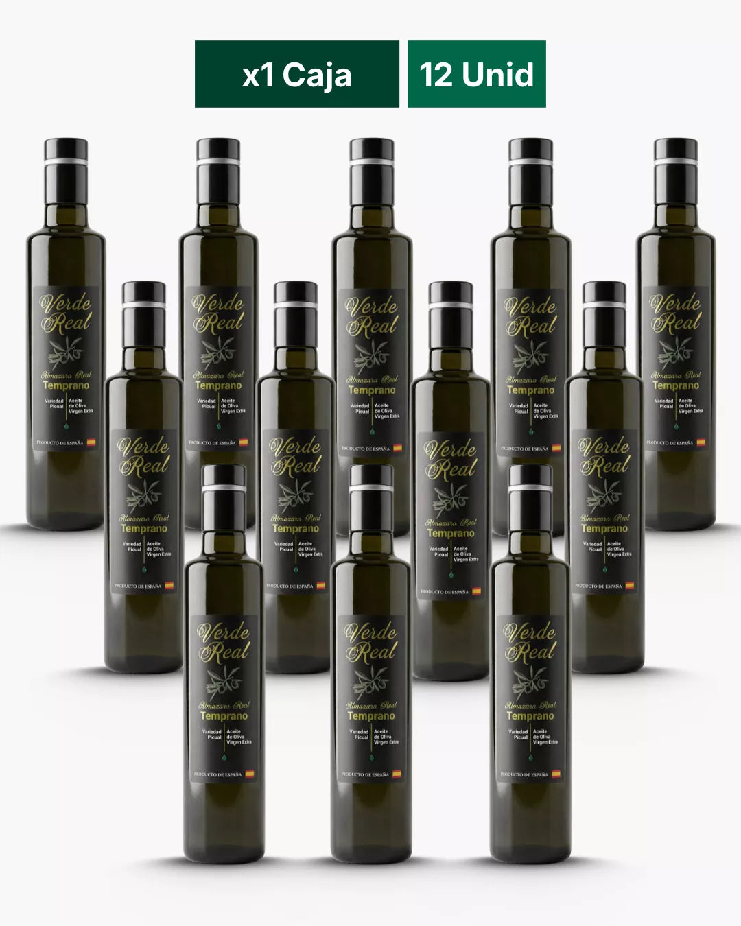 Aceite de Oliva Virgen Extra Picual Jaén Cosecha Temprana Verde Real 500ml
