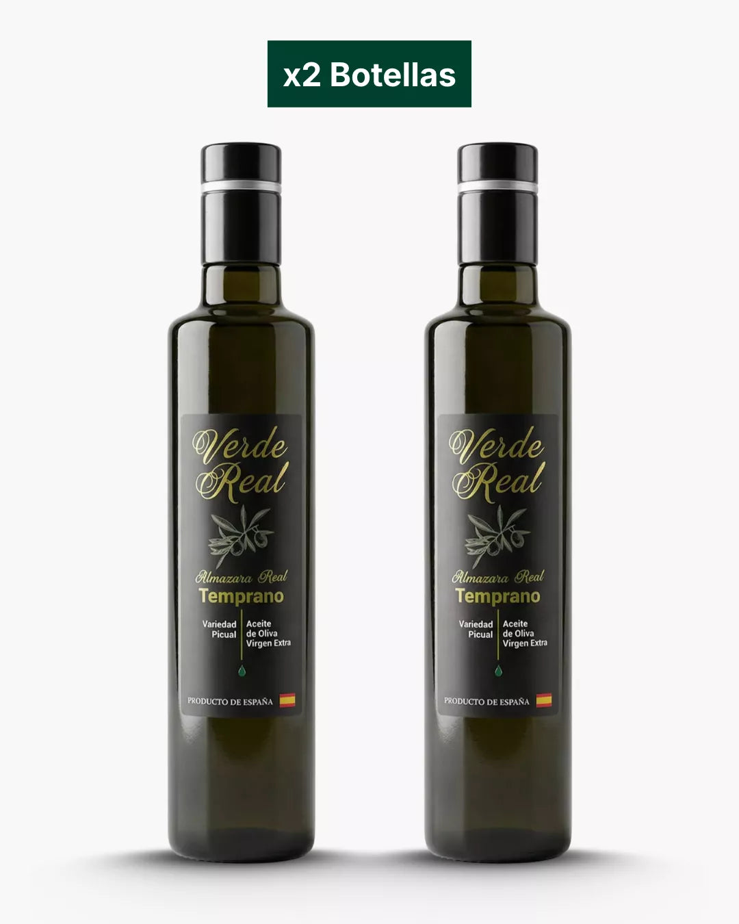 Aceite de Oliva Virgen Extra Picual Jaén Cosecha Temprana Verde Real 500ml