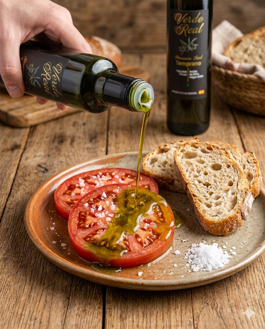 Aceite de Oliva Virgen Extra Verde Real 2x500ml Picual Cosecha Temprana